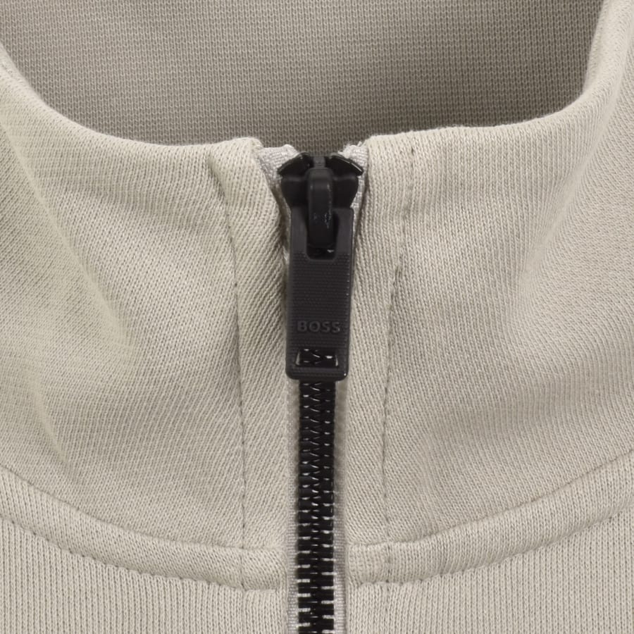 Image number 4 for BOSS Zetrust Half Zip Sweatshirt Grey