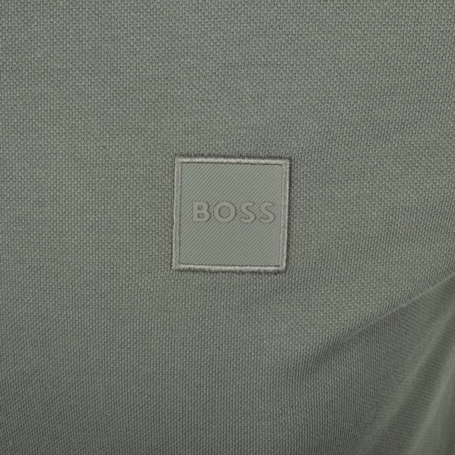 Image number 3 for BOSS Zetrust Half Zip Sweatshirt Grey