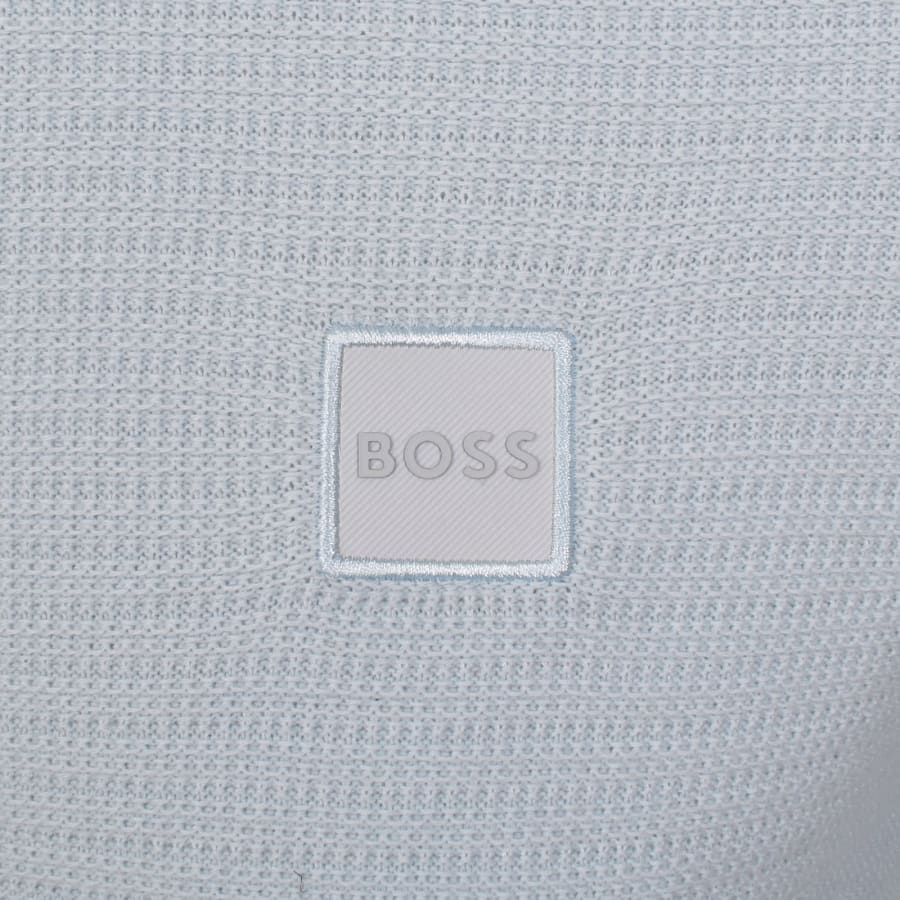Image number 3 for BOSS Anion Knit Jumper Light Blue
