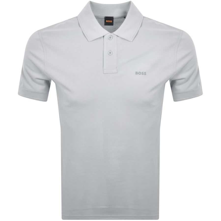 Image number 1 for BOSS Prime Polo T Shirt Grey