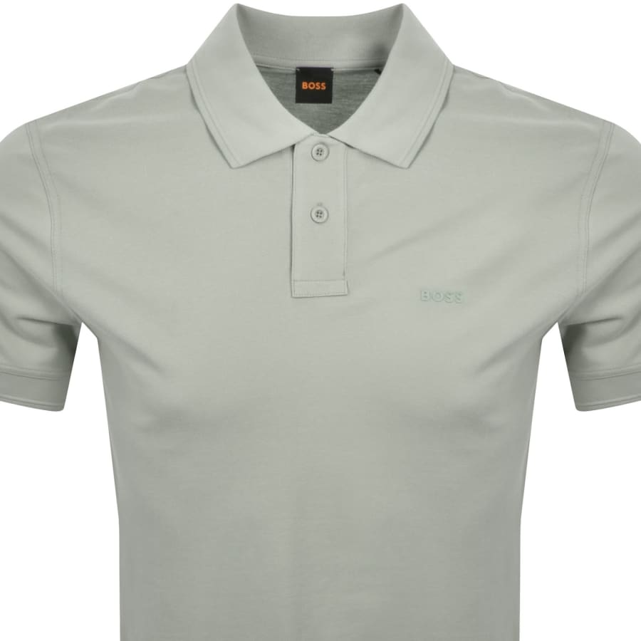 Image number 2 for BOSS Prime Polo T Shirt Grey