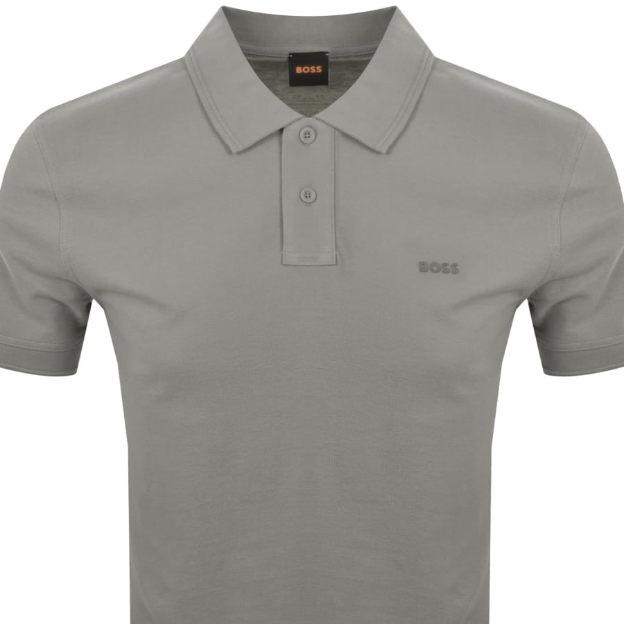 Image number 2 for BOSS Prime Polo T Shirt Grey