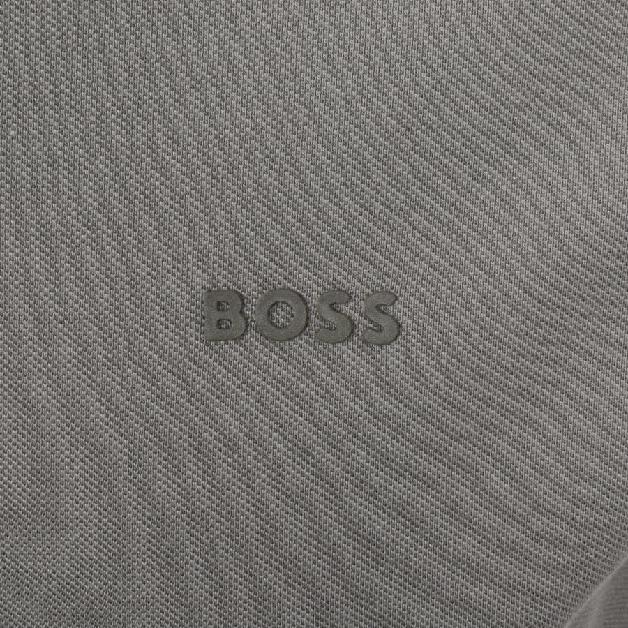 Image number 3 for BOSS Prime Polo T Shirt Grey
