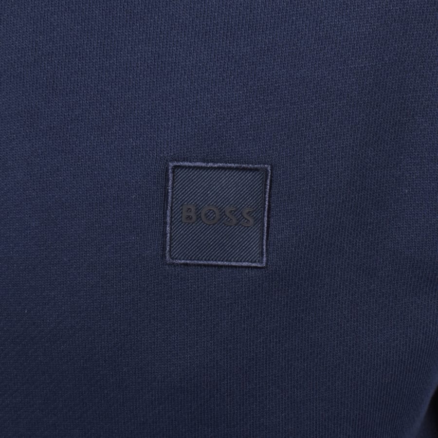 Image number 3 for BOSS Zetalky Full Zip Hoodie Open Blue