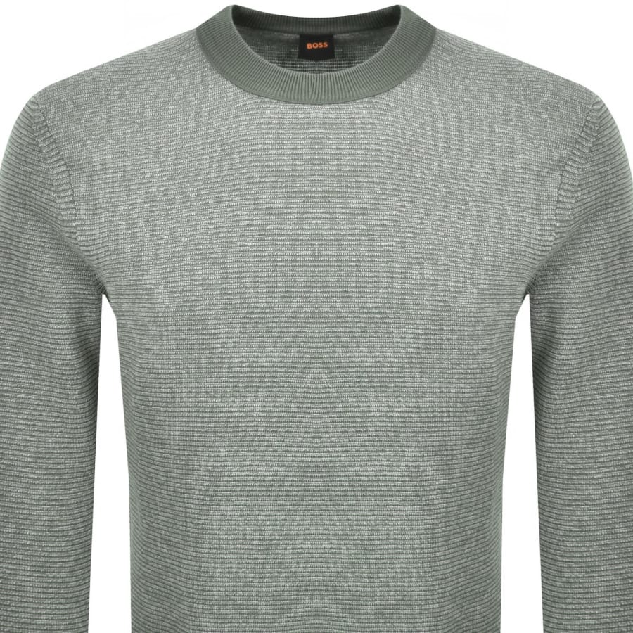 Image number 2 for BOSS Aspoki Knit Jumper Grey