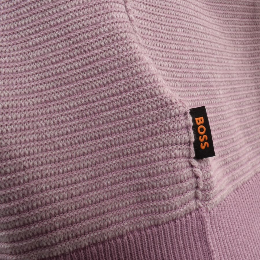 Image number 3 for BOSS Aspoki Knit Jumper Purple