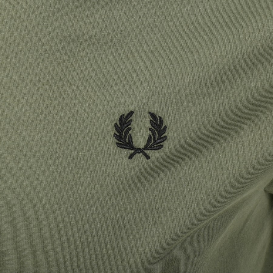Image number 3 for Fred Perry Twin Tipped T Shirt Green