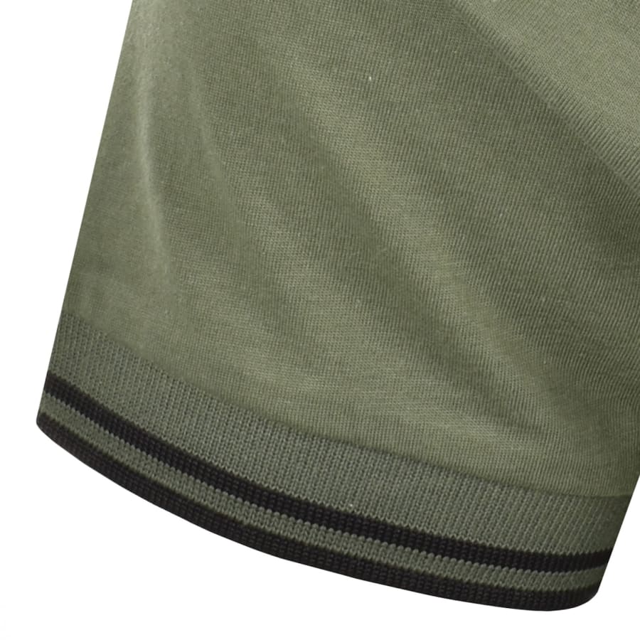 Image number 4 for Fred Perry Twin Tipped T Shirt Green