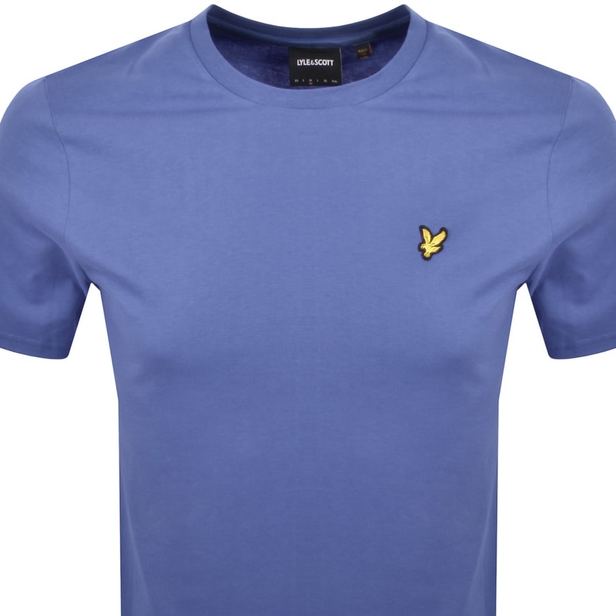 Image number 2 for Lyle And Scott Crew Neck T Shirt Blue