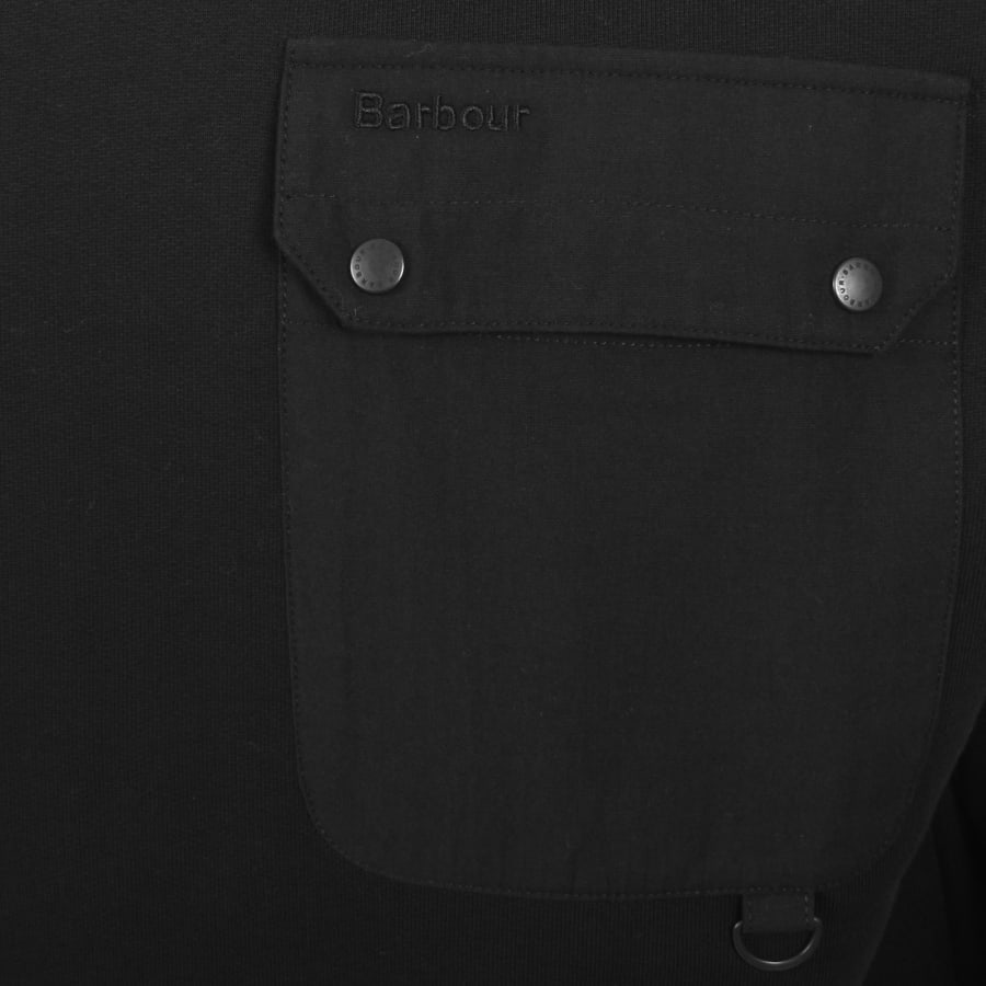 Image number 3 for Barbour Leazes Sweatshirt Black