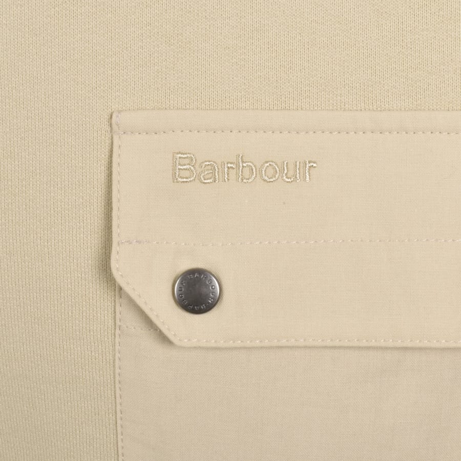Image number 3 for Barbour Leazes Sweatshirt Beige