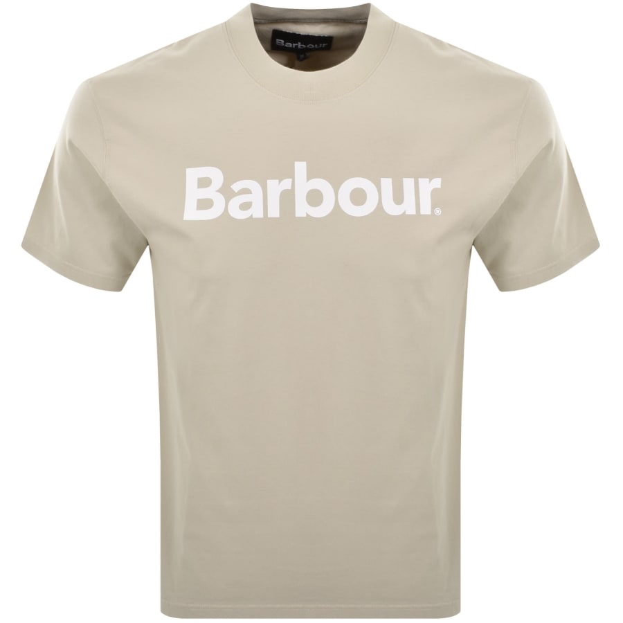 Image number 1 for Barbour Pensford Oversized T Shirt Beige