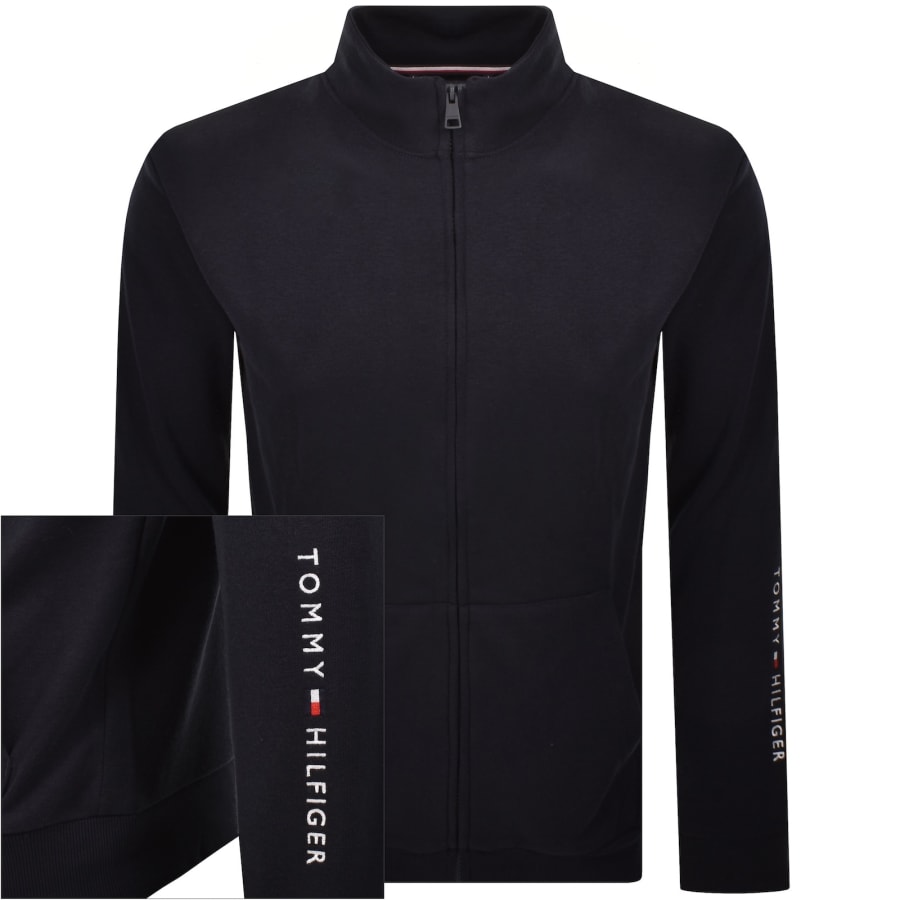 Image number 1 for Tommy Hilfiger Full Zip Sweatshirt Navy
