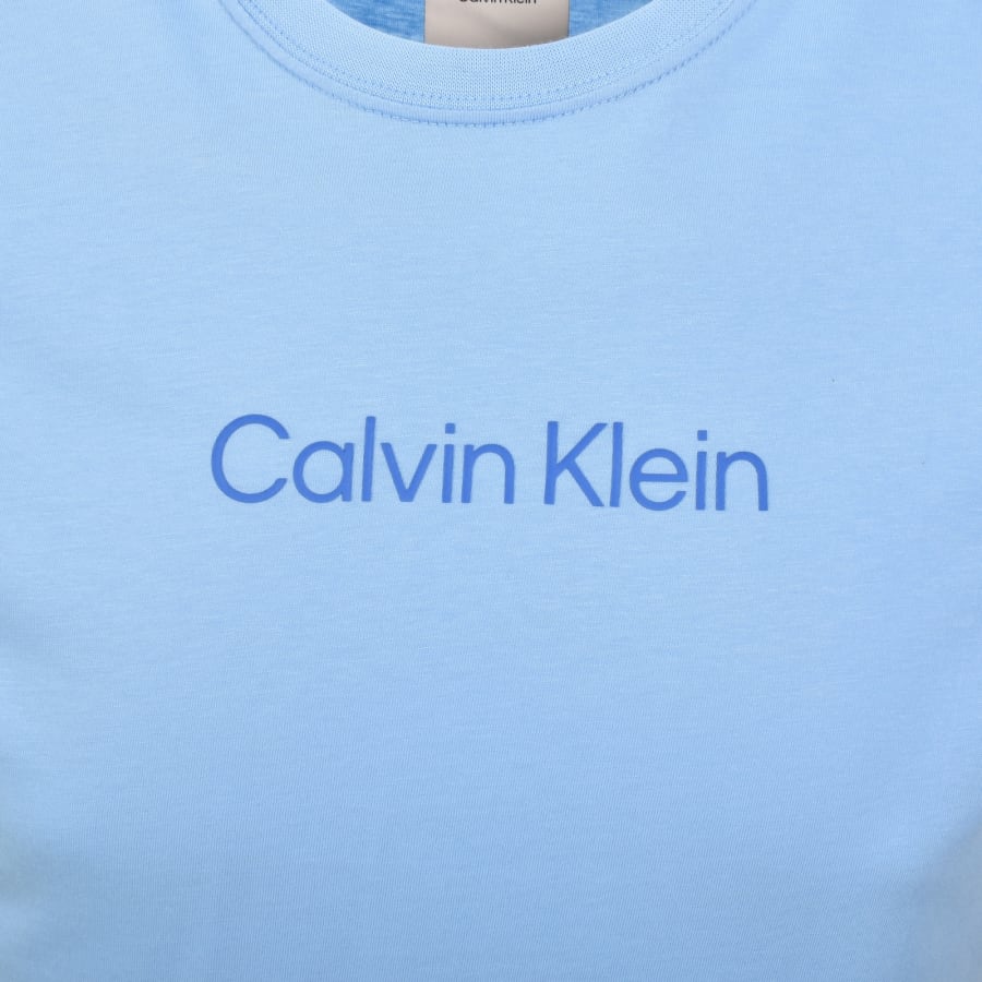 Image number 3 for Calvin Klein Logo T Shirt Blue