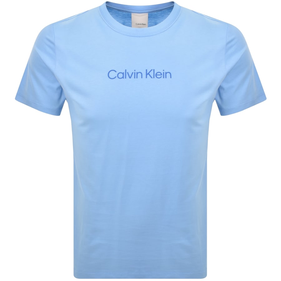Image number 1 for Calvin Klein Logo T Shirt Blue