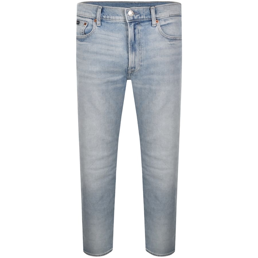 Image number 2 for Calvin Klein Slim Straight Jeans Blue