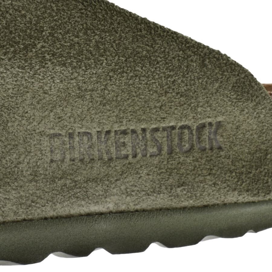 Image number 4 for Birkenstock Boston BS Mules Green