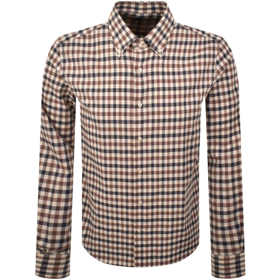 Image number 1 for Aquascutum Checked Shirt