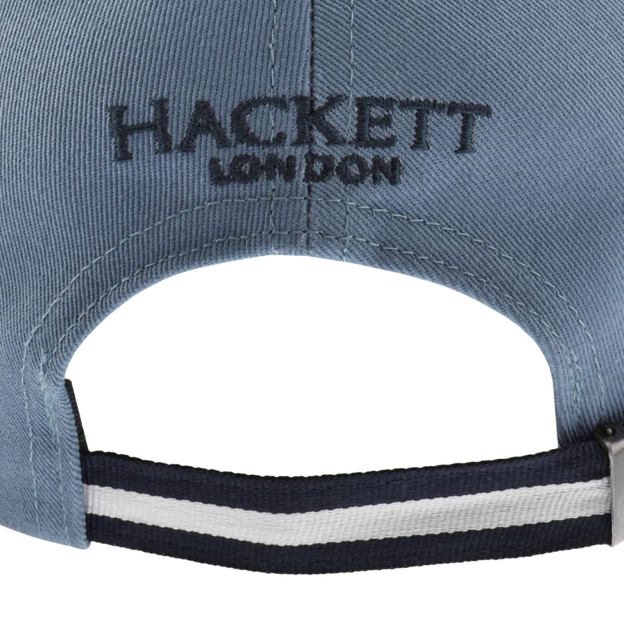 Image number 3 for Hackett London Heritage Number Cap Blue