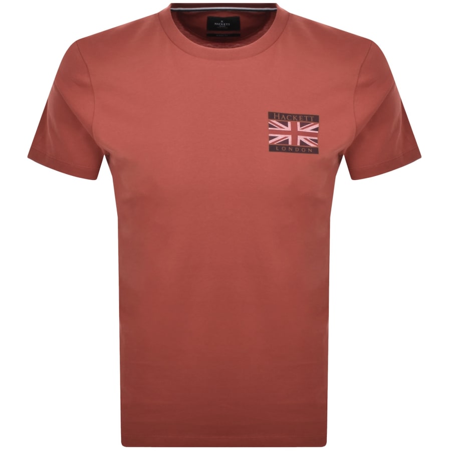 Image number 2 for Hackett Rally Union Jack T Shirt Orange