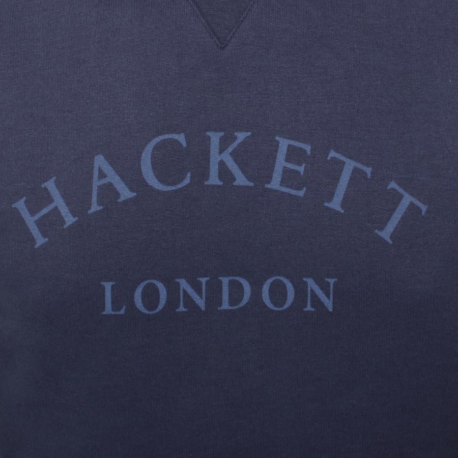 Image number 3 for Hackett London Heritage Hoodie Navy
