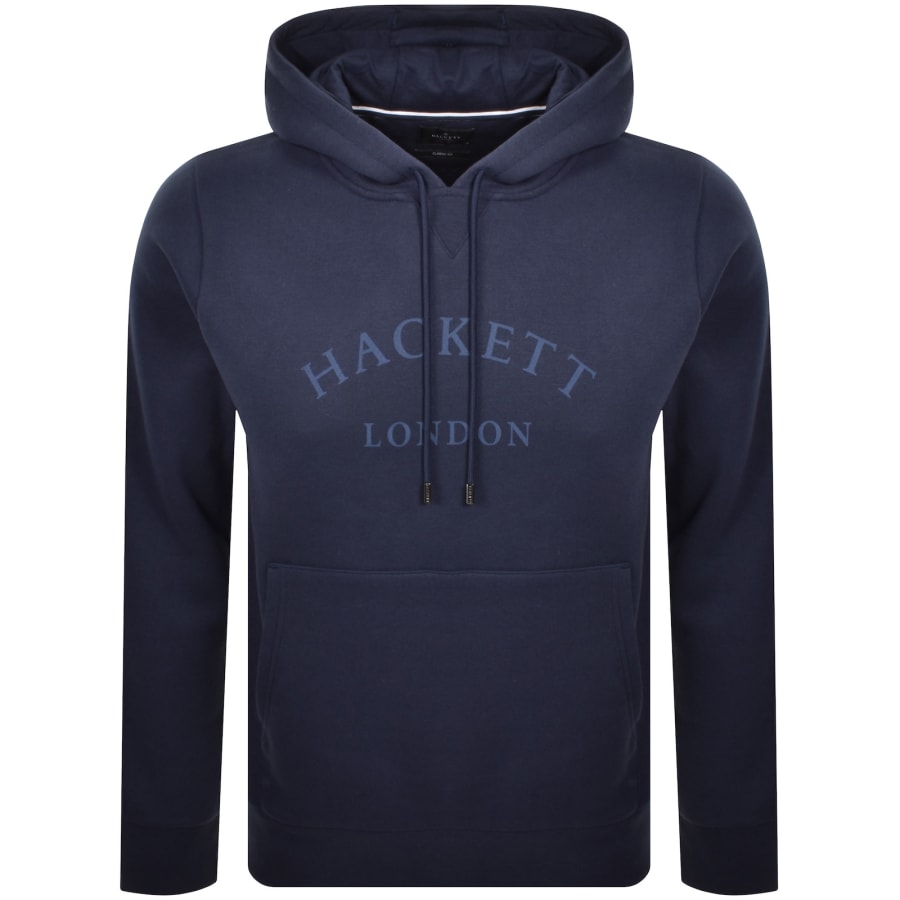 Image number 1 for Hackett London Heritage Hoodie Navy