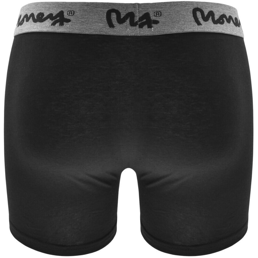 Image number 3 for Money 3 Pack Logo Trunks Black