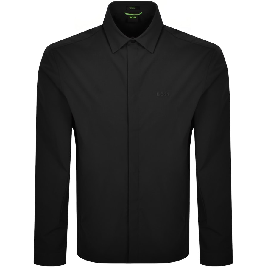 Image number 1 for BOSS Urban Overshirt Black