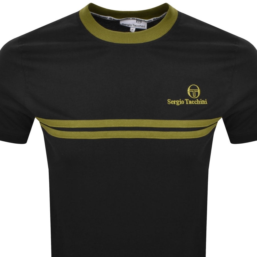 Image number 2 for Sergio Tacchini New Supermac T Shirt Black
