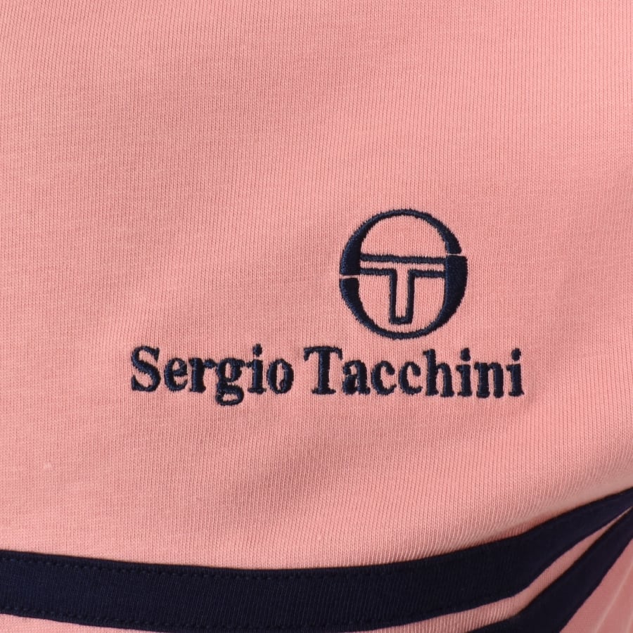 Image number 3 for Sergio Tacchini New Supermac T Shirt Pink