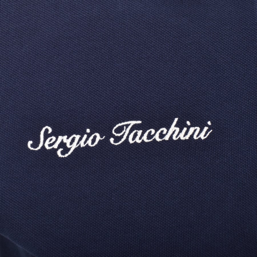 Image number 4 for Sergio Tacchini Nanto QZ Polo Navy