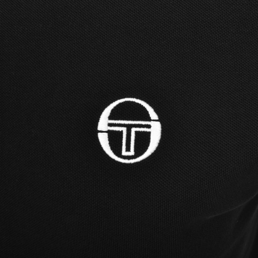Image number 3 for Sergio Tacchini Sergio 020 Polo T Shirt Black