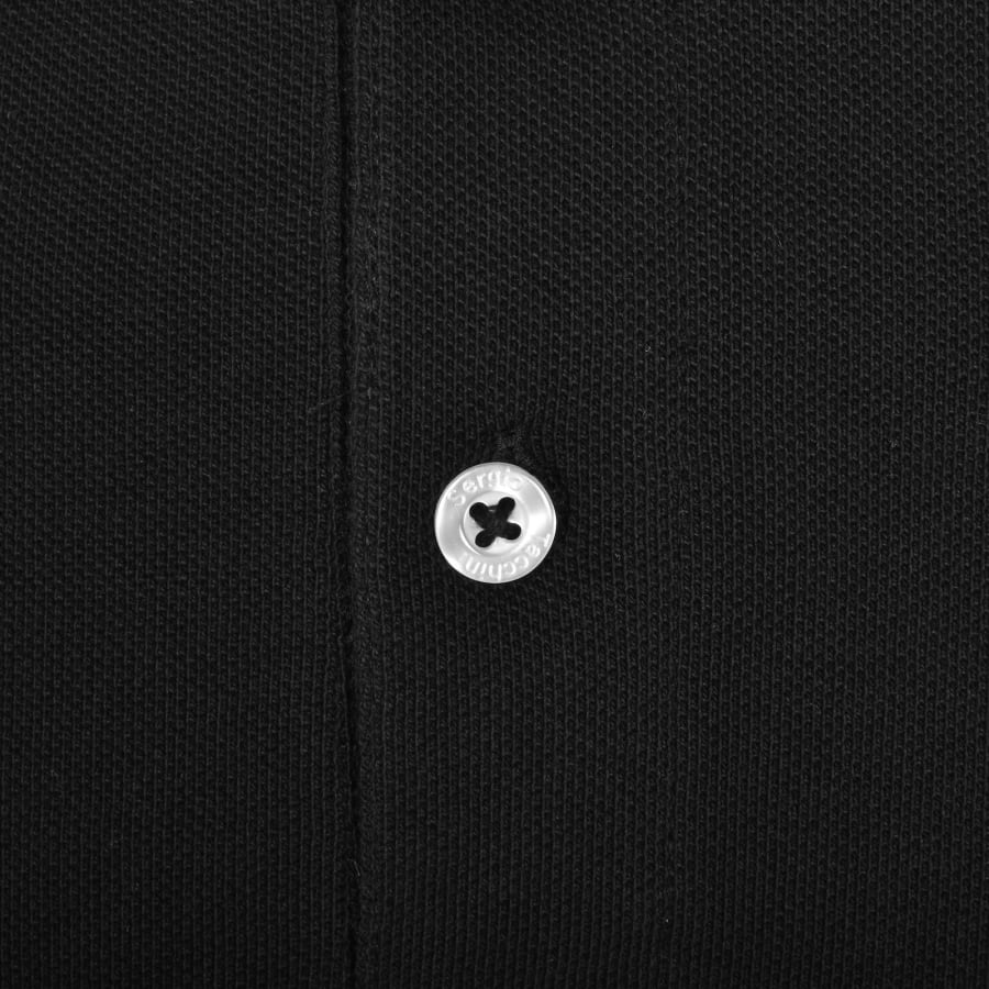 Image number 4 for Sergio Tacchini Sergio 020 Polo T Shirt Black