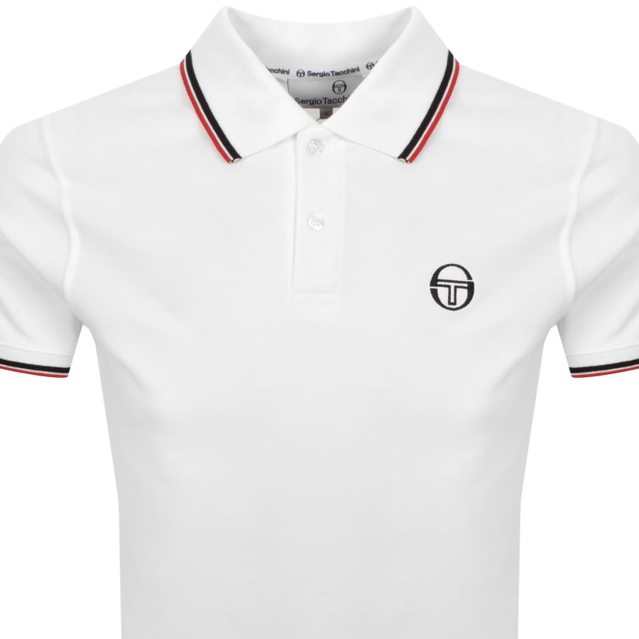 Image number 2 for Sergio Tacchini Sergio 020 Polo T Shirt White