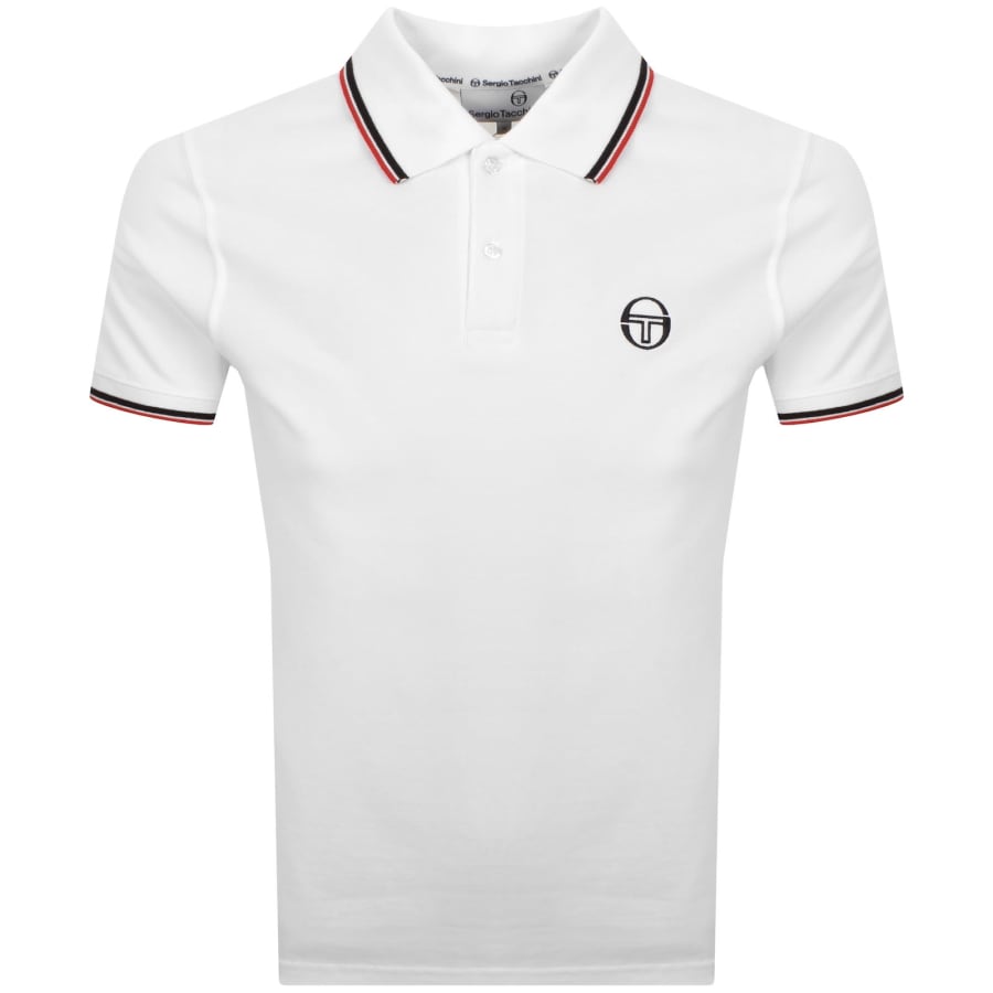 Image number 1 for Sergio Tacchini Sergio 020 Polo T Shirt White