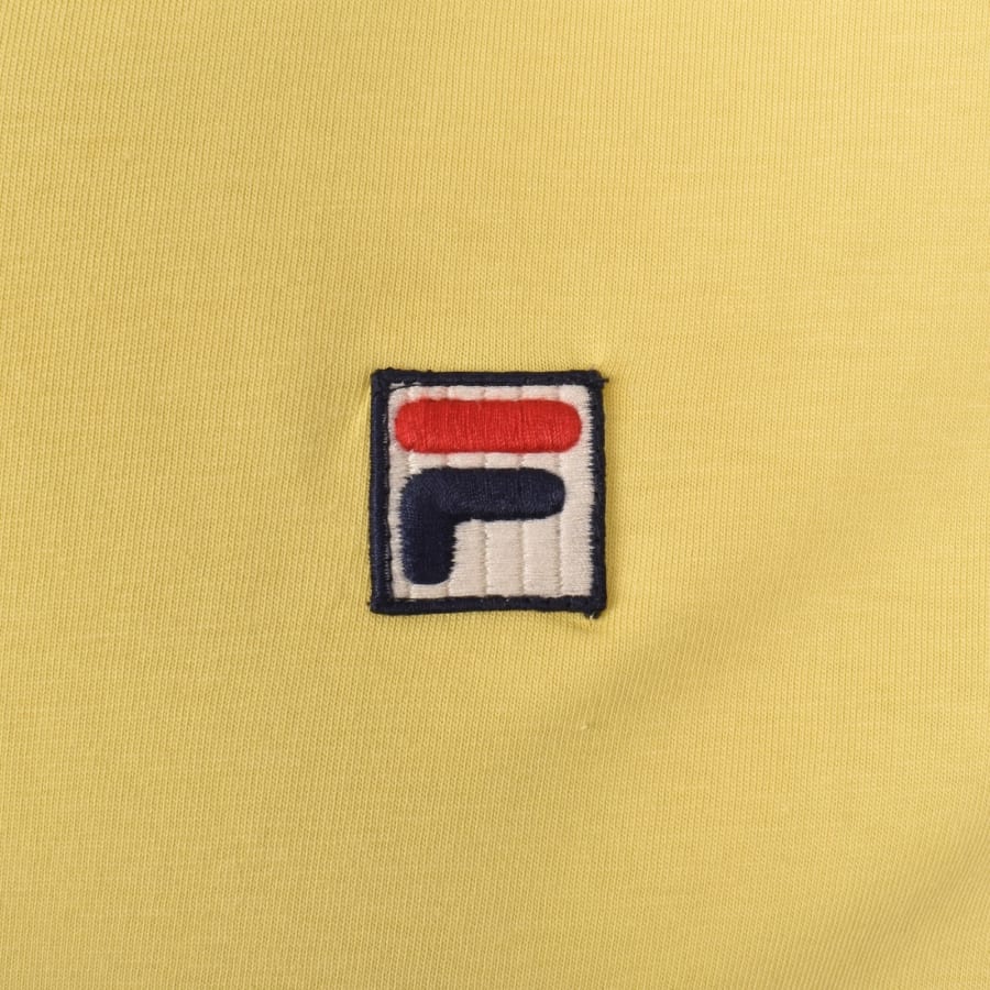 Image number 3 for Fila Vintage Marconi T Shirt Yellow