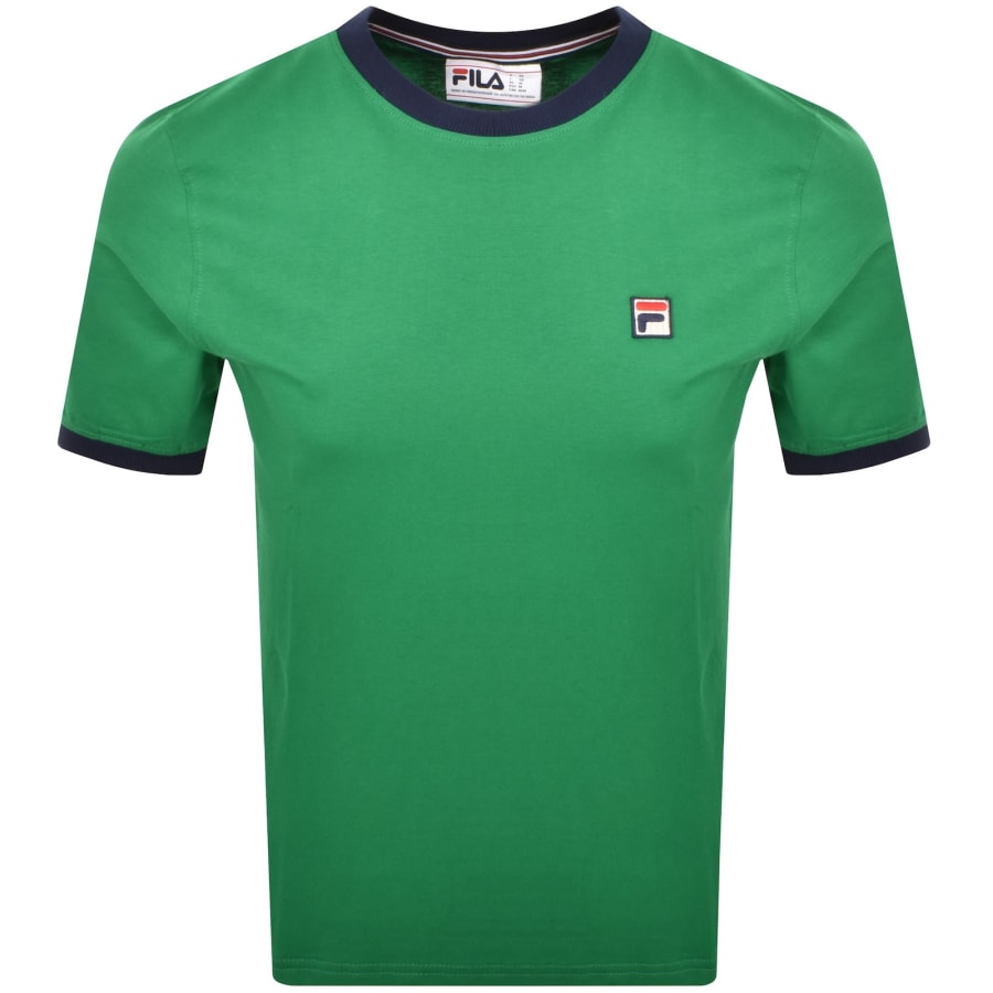 Image number 1 for Fila Vintage Marconi T Shirt Green