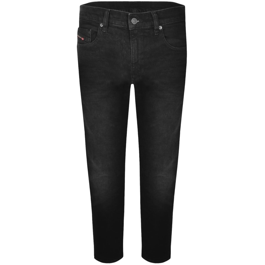 Image number 2 for Diesel D Strukt Slim Fit Jeans Black