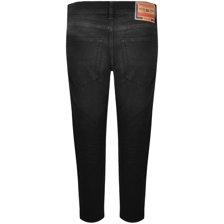 Image number 3 for Diesel D Strukt Slim Fit Jeans Black