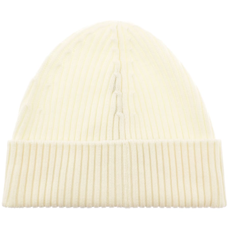 Image number 2 for Lacoste Knitted Beanie Cream
