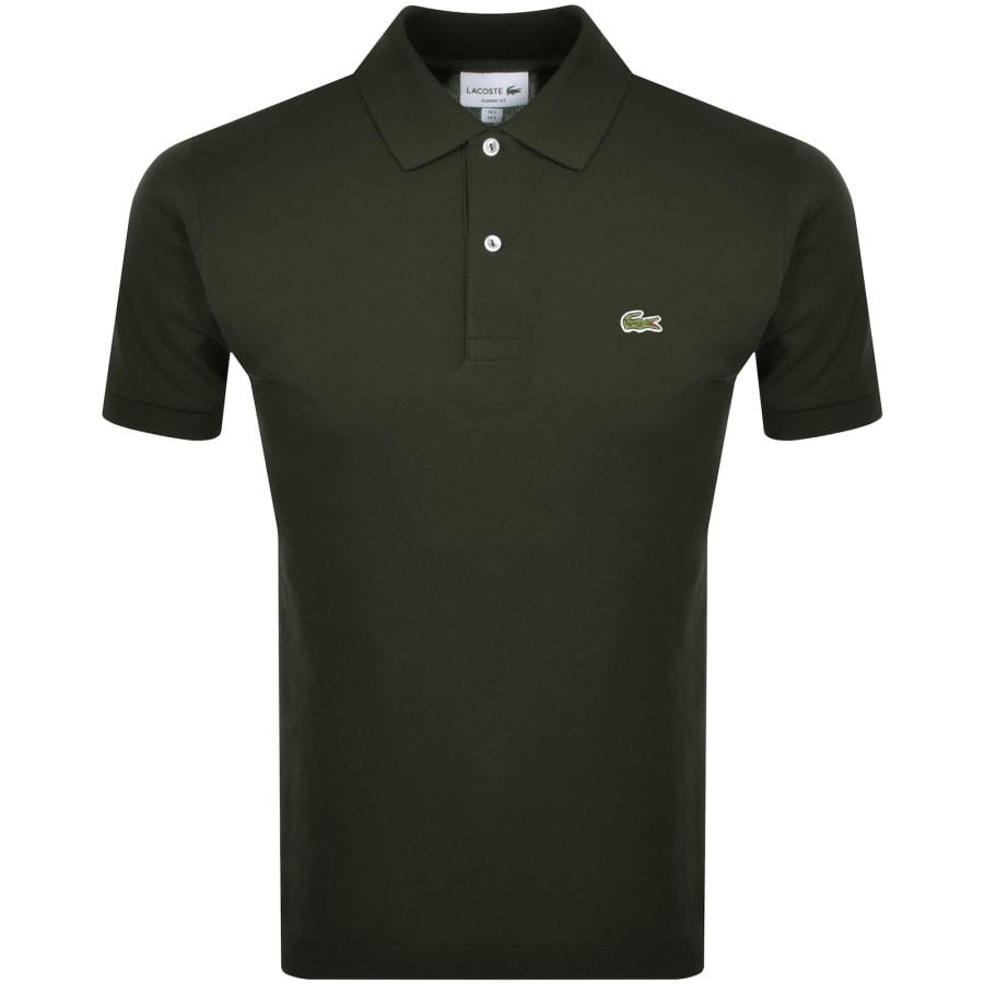 Image number 1 for Lacoste Short Sleeved Polo T Shirt Green