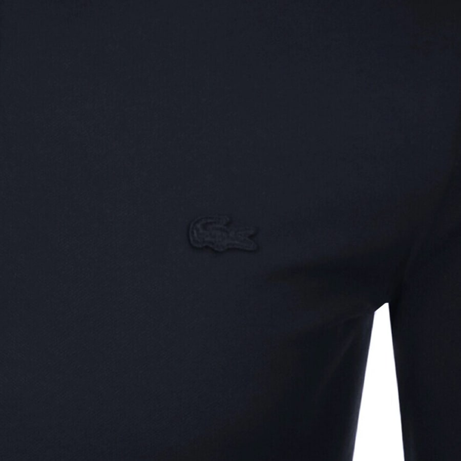Image number 3 for Lacoste Long Sleeved Polo T Shirt Navy
