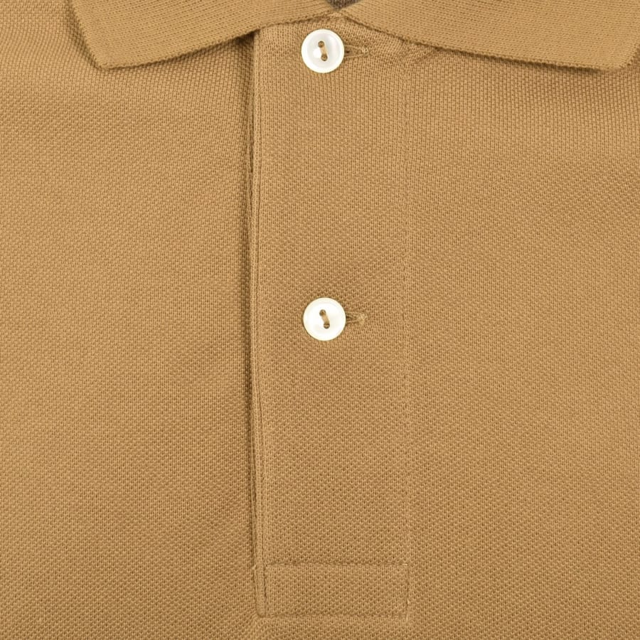 Image number 4 for Lacoste Short Sleeved Polo T Shirt Tan