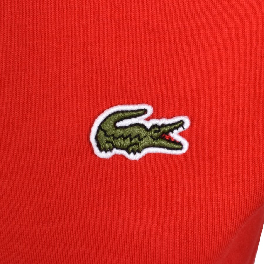 Image number 3 for Lacoste Crew Neck T Shirt Red