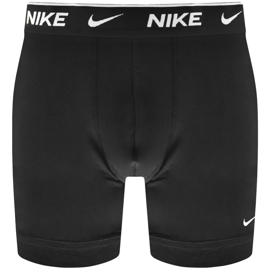 Image number 2 for Nike 3 Pack Everyday Boxer Briefs Black