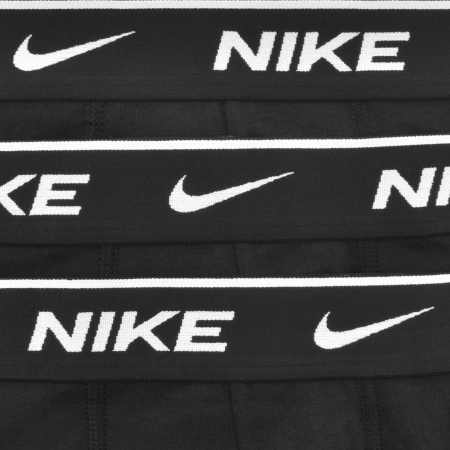 Image number 4 for Nike 3 Pack Everyday Boxer Briefs Black