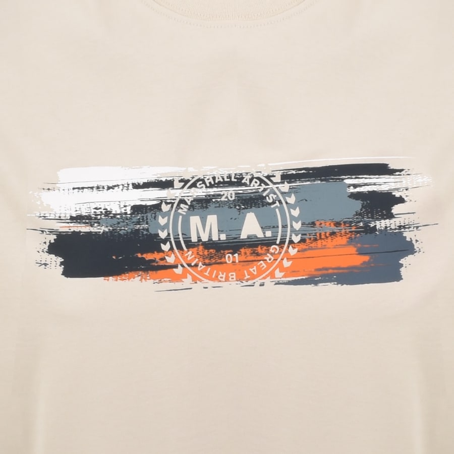 Image number 3 for Marshall Artist Equinox T Shirt Beige