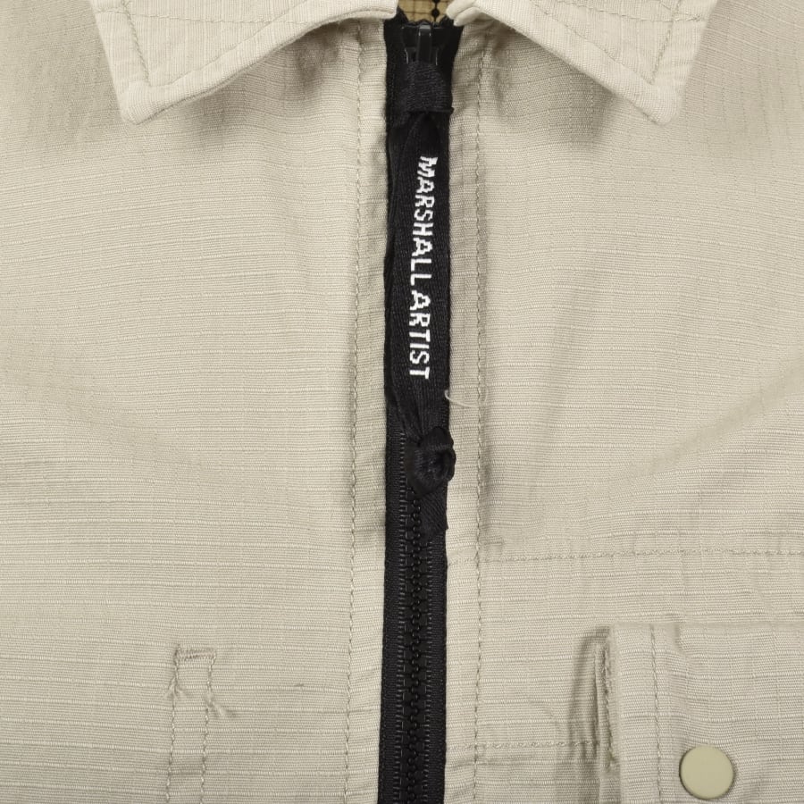 Image number 5 for Marshall Artist Vena Overshirt Beige