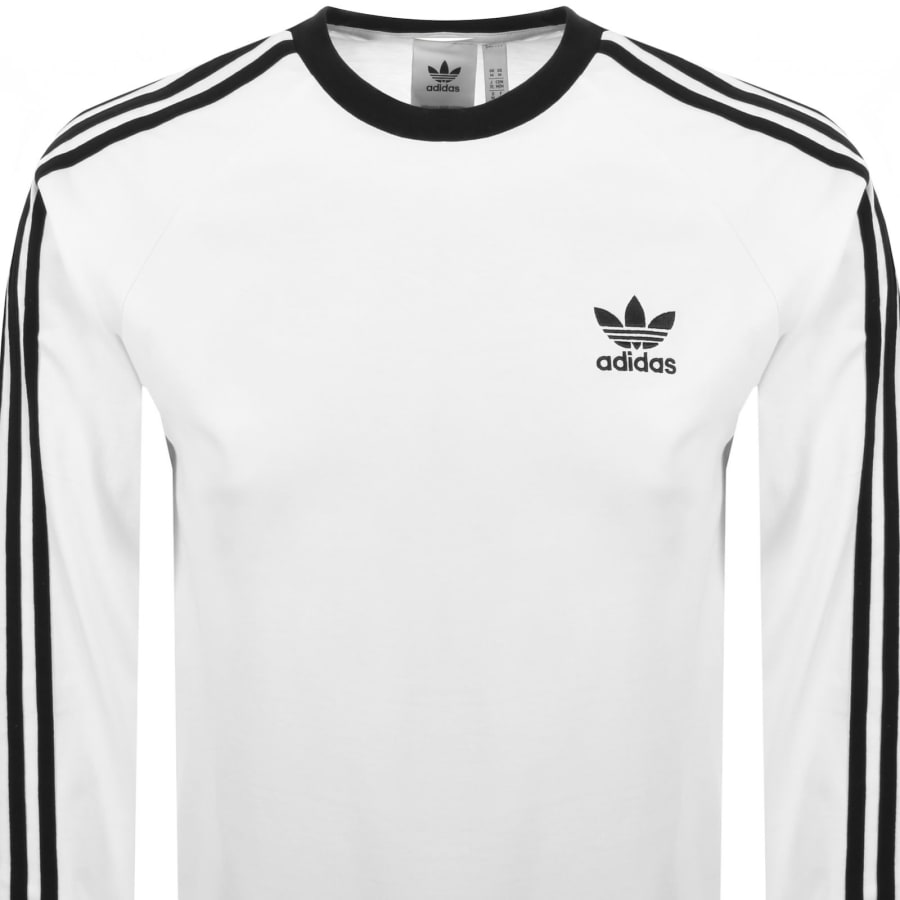 Image number 2 for adidas Originals Long Sleeve T Shirt White