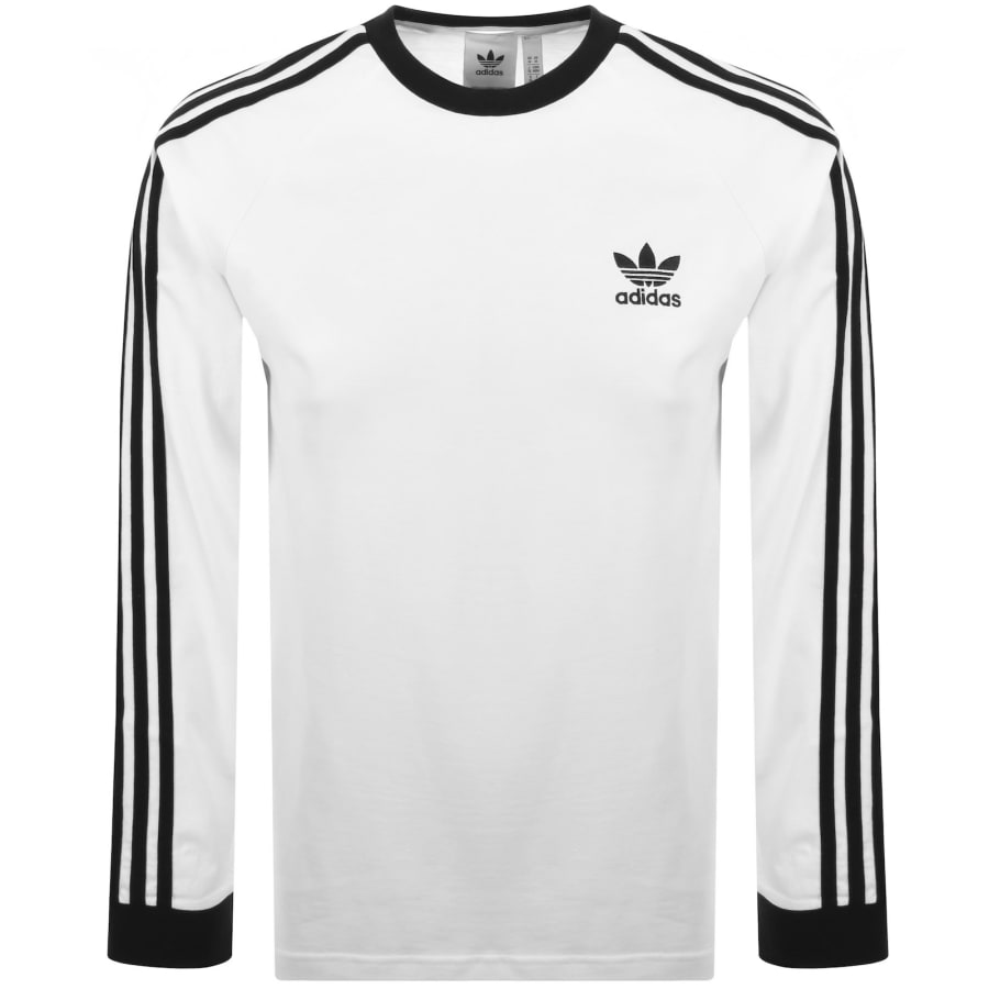 Image number 1 for adidas Originals Long Sleeve T Shirt White